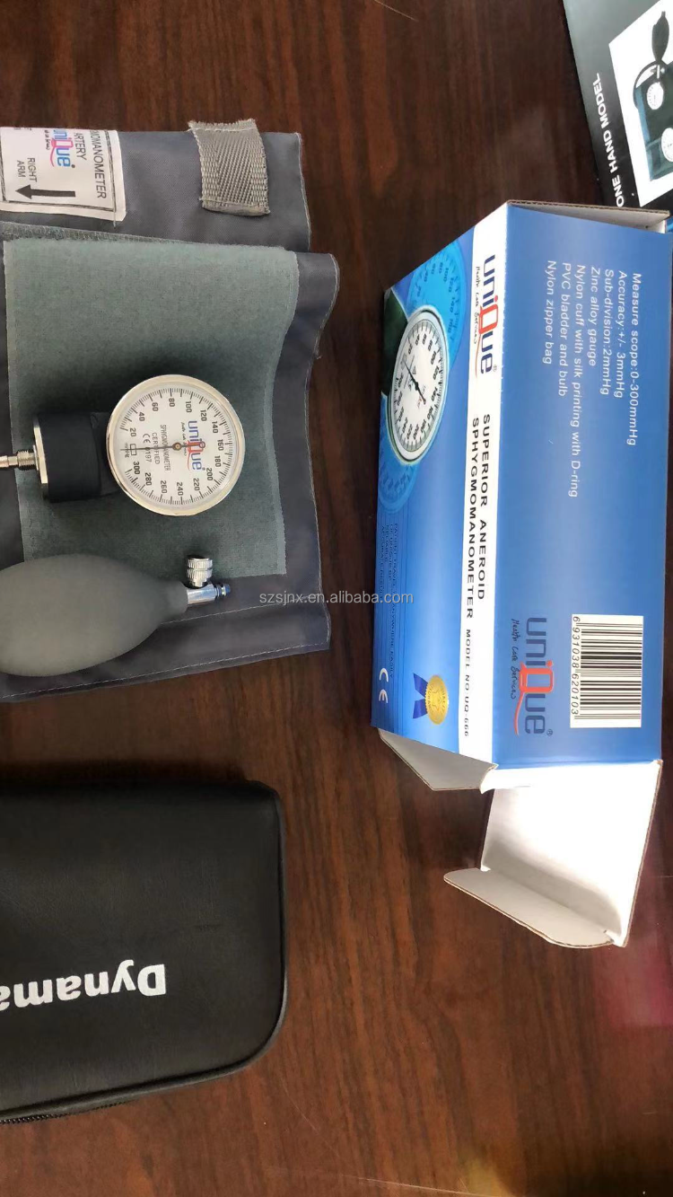 Buy Wholesale China Hospital Special White Cuff Aneroid Stethoscope Sphygmomanometer Leather Bag