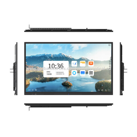 100 110 inch 4K android Smart television TV/touch screen interactive lcd  display with PC built in - AliExpress