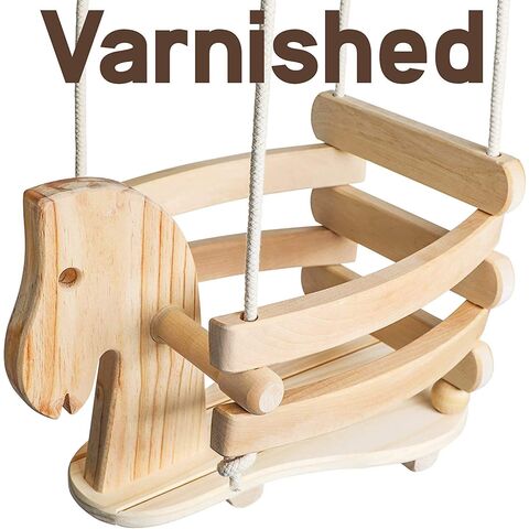 Baby wooden swing chair sale