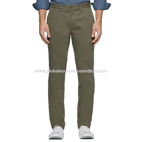 Buy Wholesale China Organic Cotton Straight Fit Stretch Chino Sustainable Chino  Pants Men Eco Friendly Chinos Trousers Men Pants Men & Men's Casual Pants  at USD 15.7