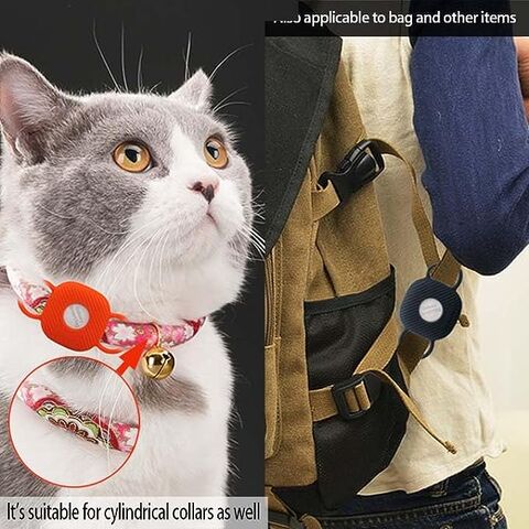 Airtag-Collar reflectante para gato, accesorio con soporte y campana de  Apple Air, para niño y niña - AliExpress