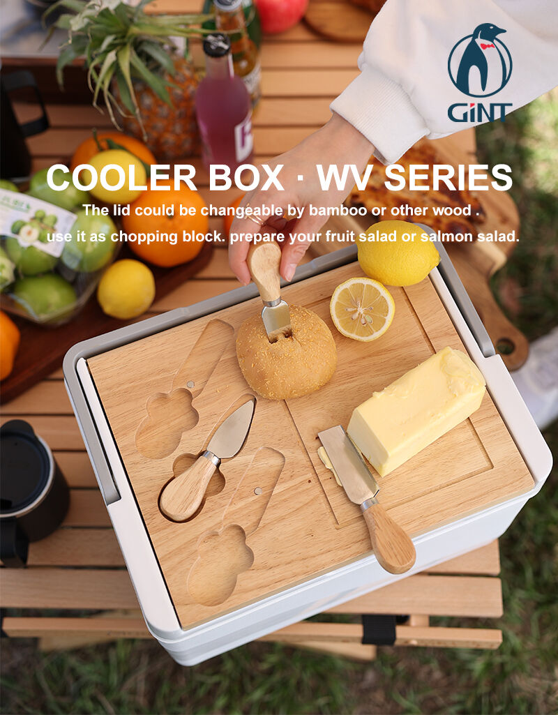 Gint 11l Wooden Lid Portable Custom Outdoor Camping Picnic