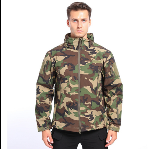 New Black Cargo Jackets Windbreaker Men Streetwear Tactical Jacket