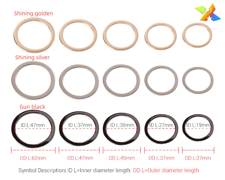 Factory Custom Flat Metal O-ring Round Metal O-ring 10mm Metal Handle O  Ring Buckles For Bag Accessories, Flat Metall O Ring, Round Metal O Ring  10mm, Other Bag Parts Accessories - Buy