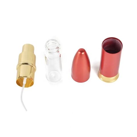 10ml Nachfüllbarer Mini Dreh-Zerstäuber aus Metall - Tragbarer Parfüm-Flakon für unterwegs