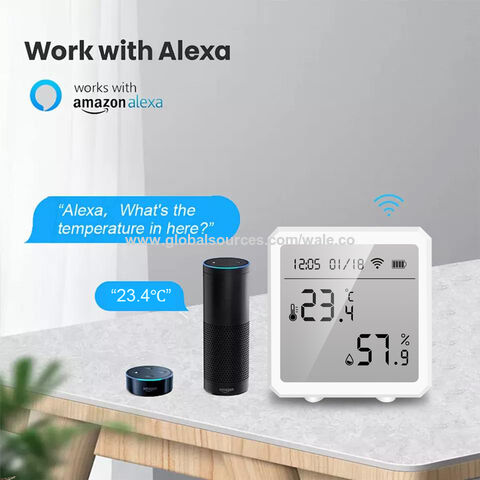 Capteur de température et d'humidité numérique Tuya Smart WiFi