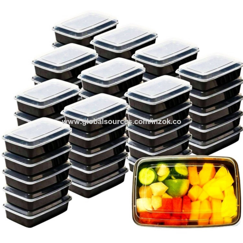 Disposable Meal Prep Bagasse Containers Fast Food Takeaway