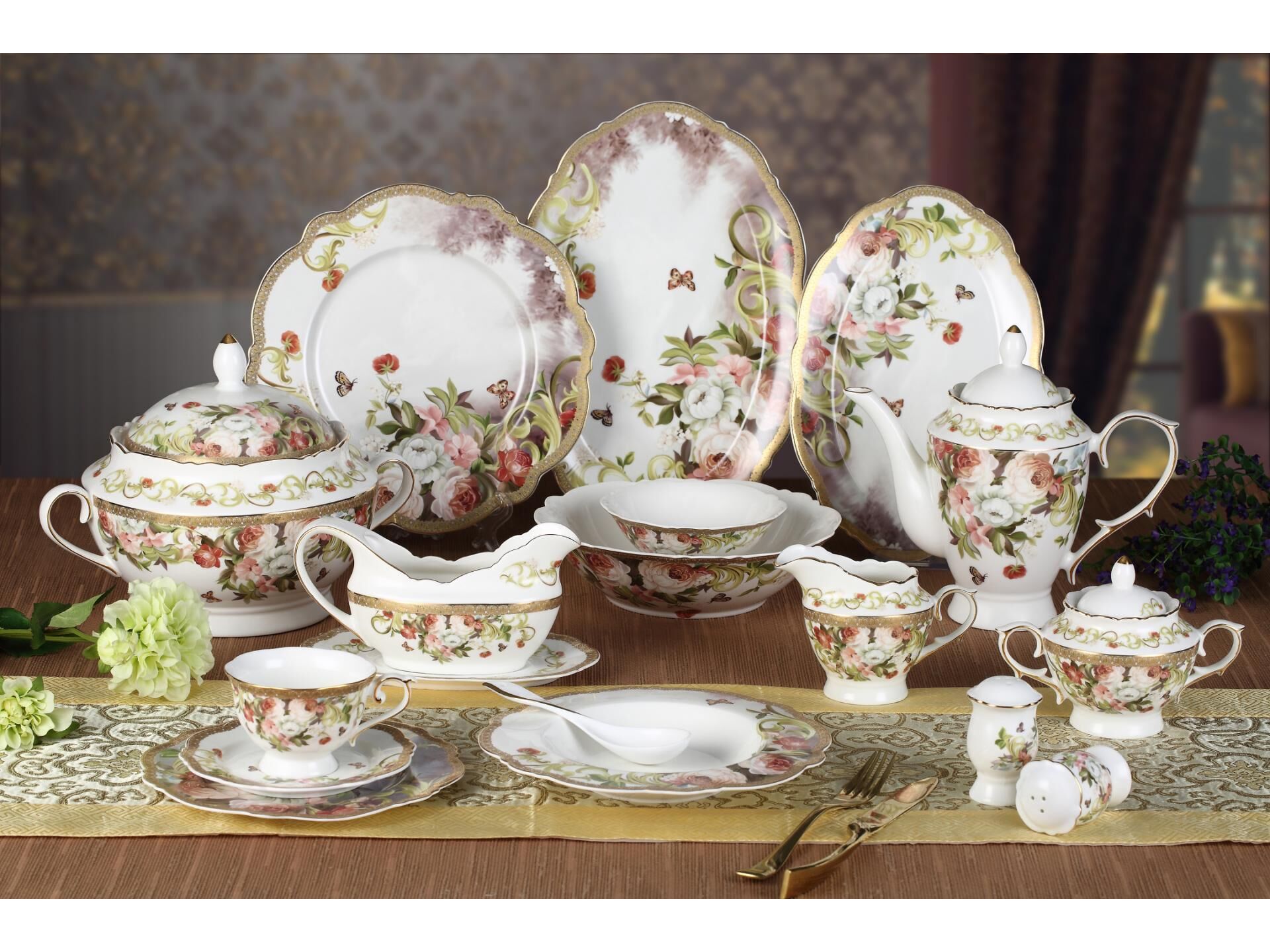 Buy Wholesale China Manufacturer Wholesale Complete Tableware Set Bone