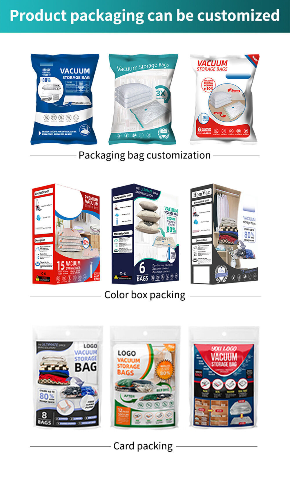 Home Vacuum Storage Bags (15-Pack)