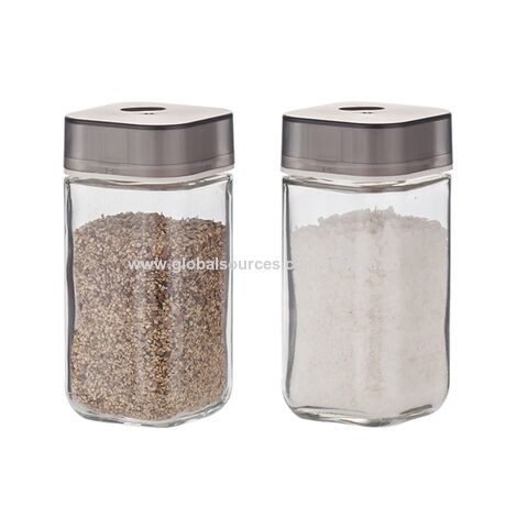 Buy Wholesale China Household Kitchen Seasoning Box Jar Transparent Salt  Pepper Spice Sprayer Storage Container & Spice Jars at USD 1.71