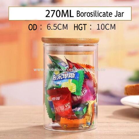 Buy Wholesale China Glass Candy Jars, Kitchen Counter Glass Biscuit Jar (3  Pack) 80 Oz & Glass Candy Jars at USD 2.36