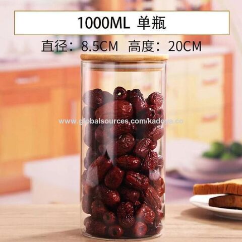 Buy Wholesale China Glass Candy Jars, Kitchen Counter Glass Biscuit Jar (3  Pack) 80 Oz & Glass Candy Jars at USD 2.36