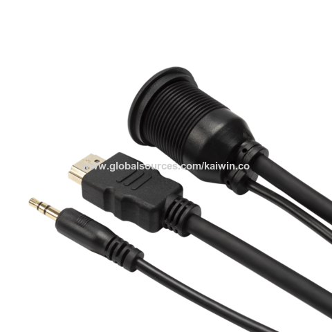 Cable HDMI Female/Male for panel mounting