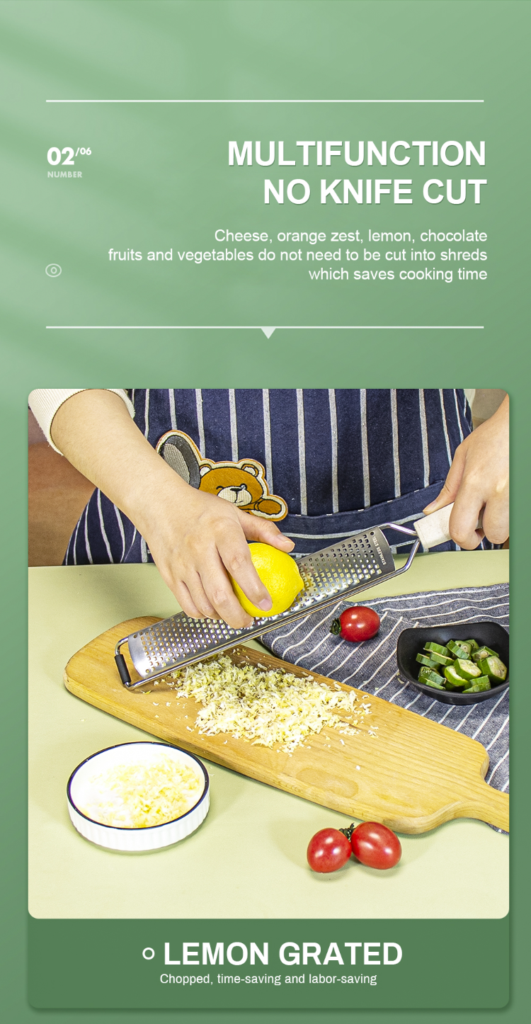 Handheld 304 Stainless Steel Cheese Grater Multi Purpose Sharp Vegetable  Fruit Tools Cheese Shavings Planer Kitchen