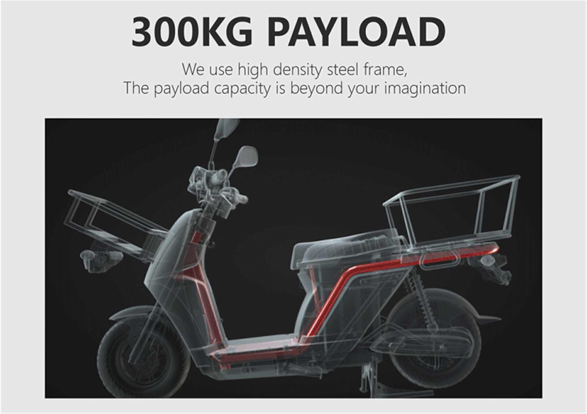 New4000w Removeable Battery 85km/h Food Delivery Scooter Electric ...