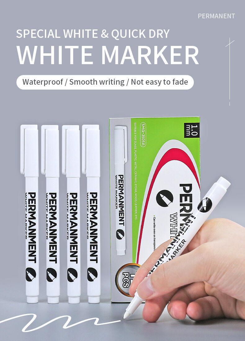 Buy Wholesale China Non-removable Permanent Marker Graffiti White Color  Waterproof Permanent Marker Pen Indelible White Marker Pen & Functional  Waterproof Fine Tip Mini Wholesale at USD 0.09