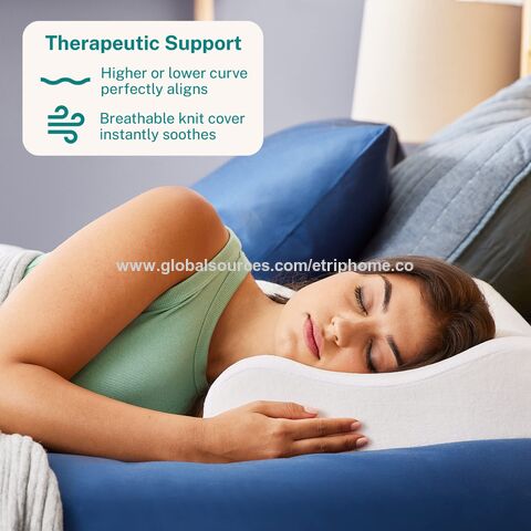 Buy Wholesale China Orthopedic Knee Pillow For Sciatica Relief, Back Pain,  Leg Pain, Pregnancy, Hip And Joint Pain & Leg Pillows For Sleeping at USD  6.5