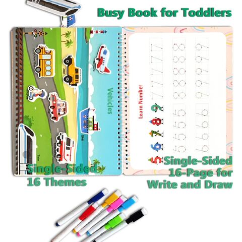 Compre Kids Montessori Ocupado Libro de Juguete Pelio Tranquilo
