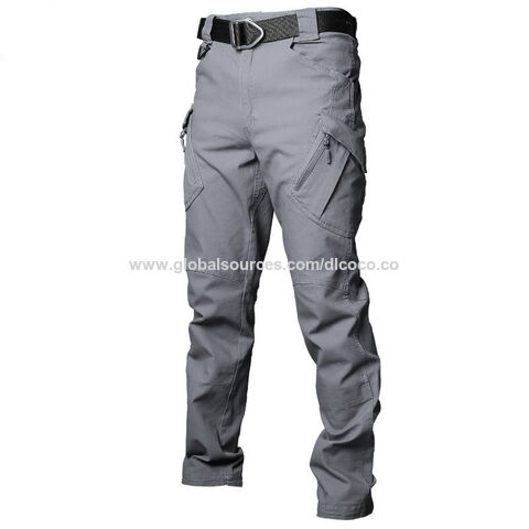 Cargo Pants Men's Trend Zipper Multi-Pocket Slim Slim Sports Casual Pants -  China Sport Pants and Fitness Pants price