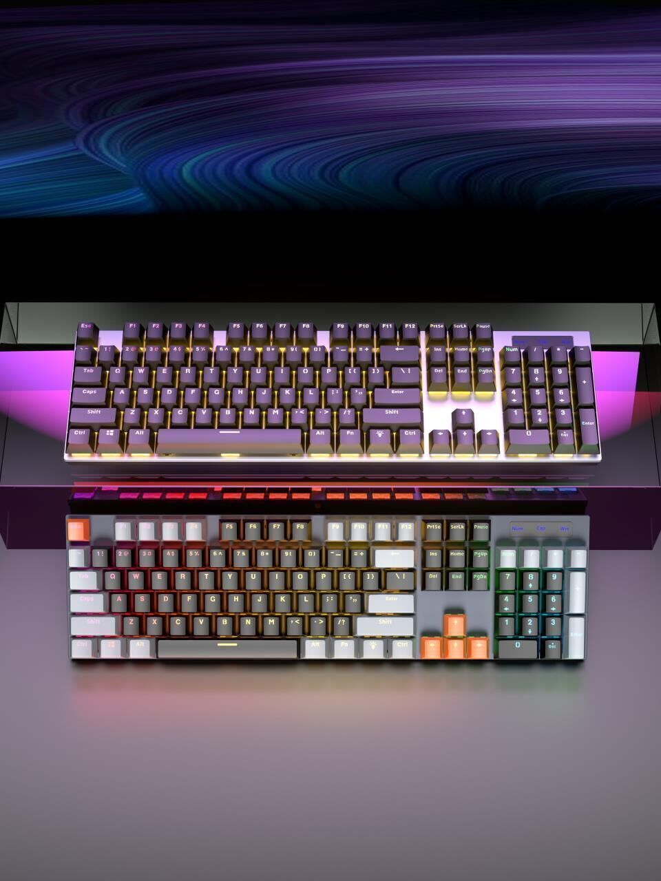 Buy Wholesale China Promotional Mechanical Gaming Keyboard With Metal ...