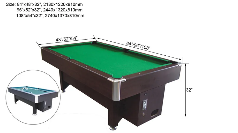 Pool Table Rm100 Bulk Buy China Wholesale Manual Coin Operated Billiard Pool Table $181 ...