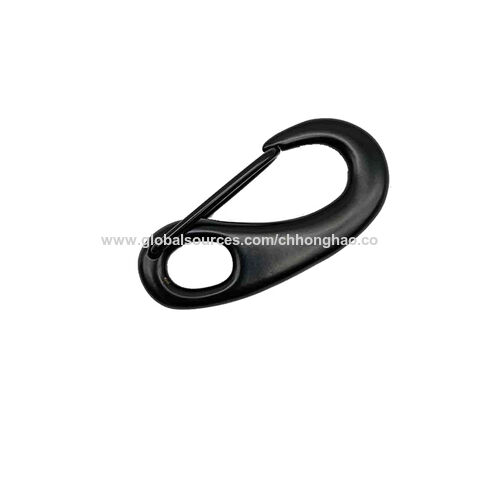 Black Stainless Steel Egg Shaped Spring Snap Hook - Expore China