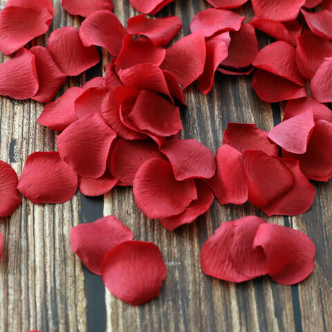 Venta caliente de pétalos de boda rojo rosa pétalos de flores San Valentín arreglo boda