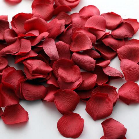 Venta caliente de pétalos de boda rojo rosa pétalos de flores San Valentín arreglo boda