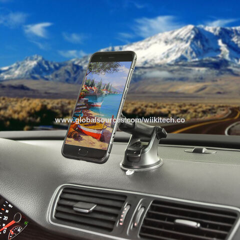 Support universel smartphones/GPS à ventouse sur bras flexible 30 cm