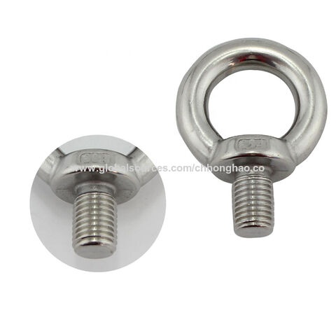 Buy Wholesale China Din580 Eye Bolt 304 Stainless Steel Marine Lifting Eye  Screws Ring Loop Hole For Cable Rope Eyebolt & Stainless Steel Eye Bolt at  USD 0.6