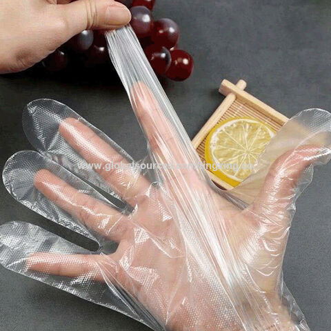 Fournitures 10 Sacs Jetables Gants épaissir Transparent