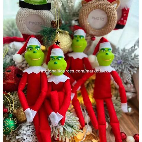 Easter Novelty Bunny Grinch On Shelf Plush Doll Toys Elf Ornaments Easter  Decorations Gift