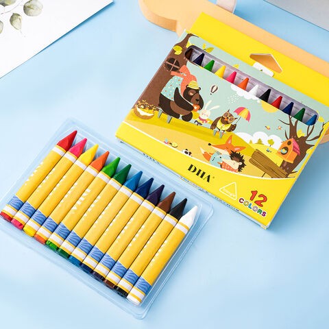 High Quality 12 Colors Twist-up Crayons for School Kids (DH-951012S) -  China Crayon, Paint Set