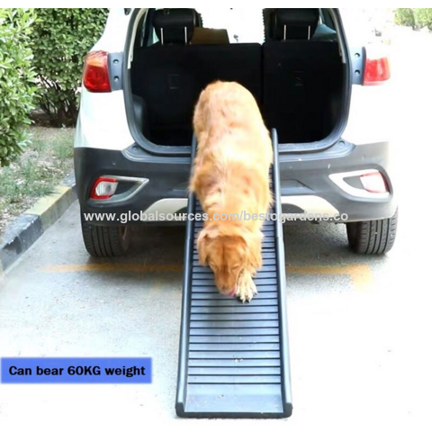 Rampe pour chien, escalier pour chien, pliable, Escalier pliable pour Chiens,  rampe pour chien,jusqu'à 60kg, pour Les Voitures Lit