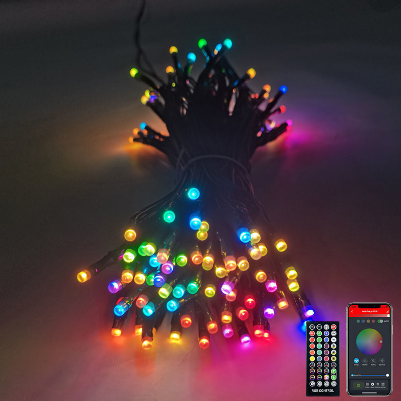 App Control Color Changing Led Fairy String Lights Ip65 Waterproof