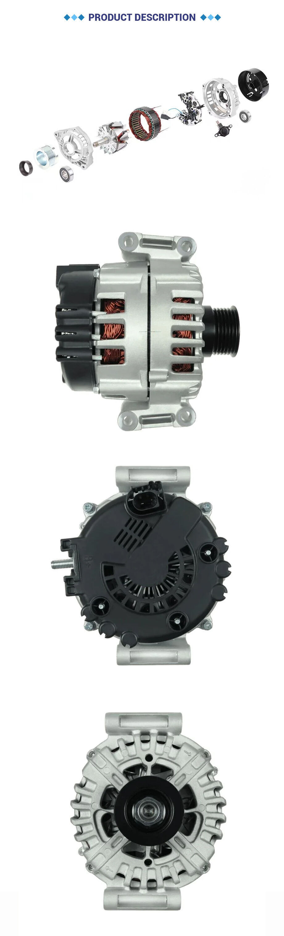 Buy Wholesale China Factory Price Car Body Parts Car Alternator 12v