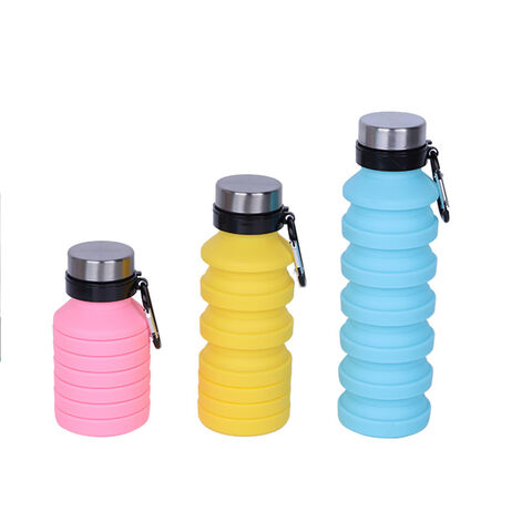 Bouteilles d'eau pliables-sans BPA Food-Grade Silicone étanche réutilisable  Portable bouteille d'eau de voyage pour les sports - Chine Bouteille d'eau  et bouteille d'eau de silicone prix
