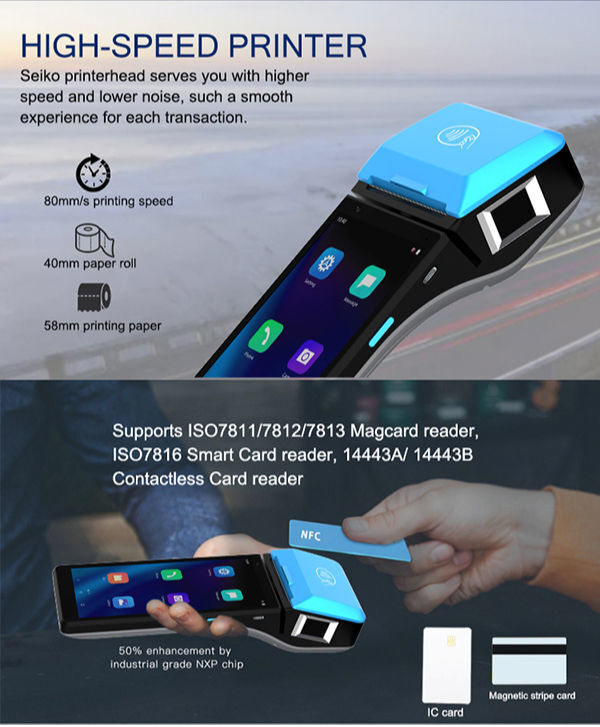New Arrival 4g Bt Billing Pos Machine Ic Nfc Payment Pos System For ...