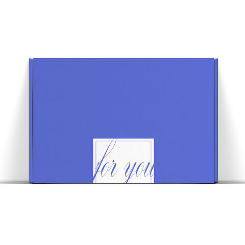 Verpackungskartons Recycelbare Wellpappe Marmor Versandkartons mit individuellem Logo Druck