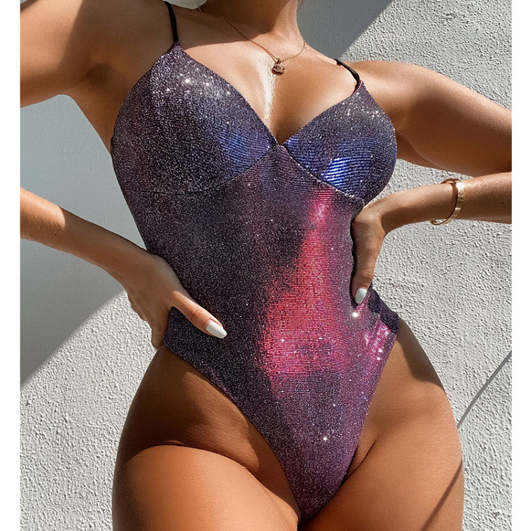 Tube top underwire gathered sexy big breast bikini split high waist swimsuit  women - AliExpress