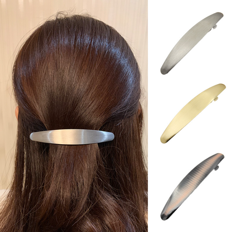 Large Hairpin Barrettes Ponytail Holder Girls Claw Clips Elegant Flower  Simple Metal Hair Clips For Women - Buy China Wholesale Rainbow Hair Clip  $0.7