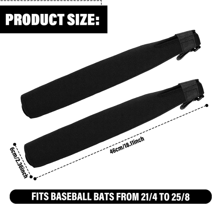 Wholesale Customer Logo Baseball Bat Bag Neoprene Sleeve With Magic Tag ...