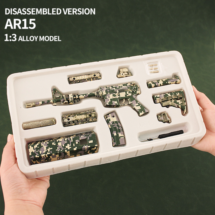 2023 Hot Sale Tiktok Miniature Ak47 Ar15 Ar18 Barrett Sig 1