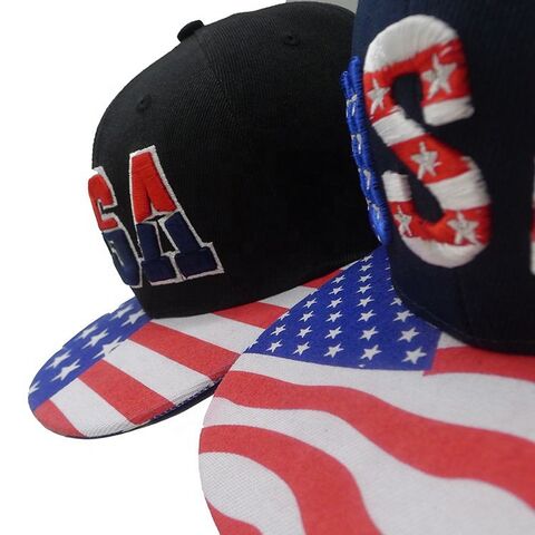 Buy China Wholesale 3d Embroidered Usa American Flag Logo Baseball