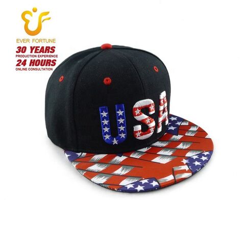Buy China Wholesale 3d Embroidered Usa American Flag Logo Baseball