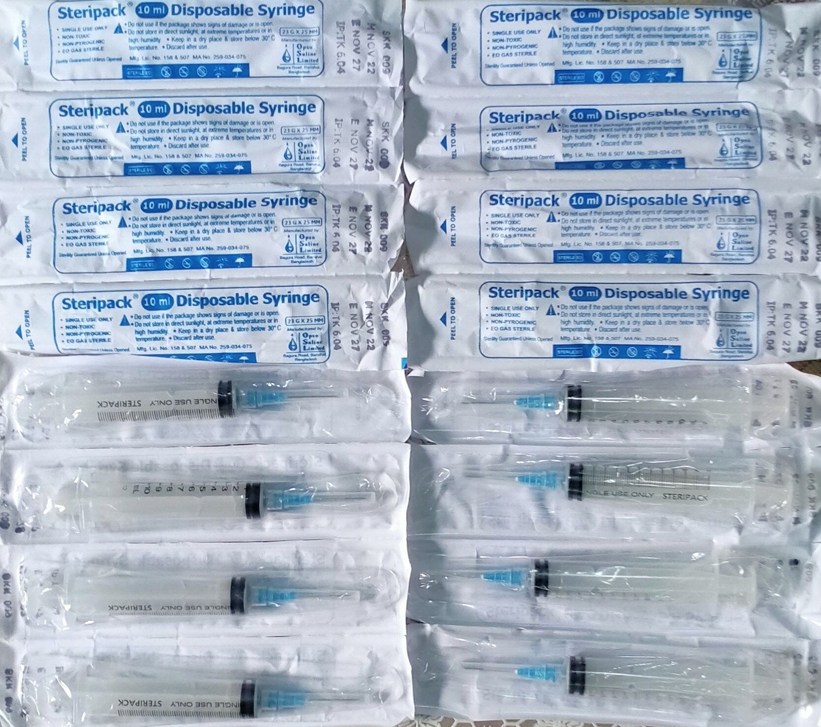 Seringue 2ml GIONAR Lot De 20 Seringues De 0,5 Ml Avec Capuchon, Aiguilles  De 31 G X Seringue Avec Aiguille, image size:1669x1478