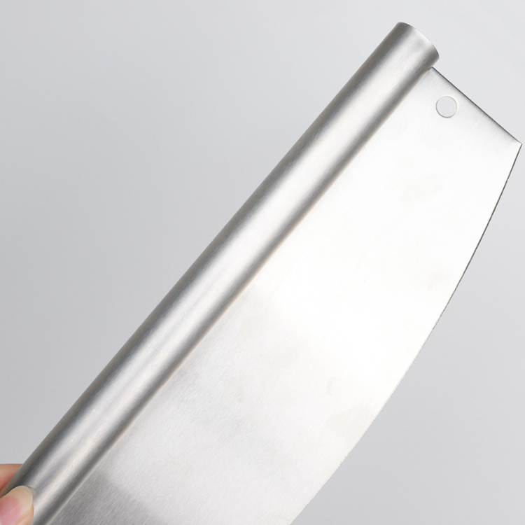 Semicircle Curled Metal Cutter Sharp Rocker Blade With Cover Cake Pizza ...