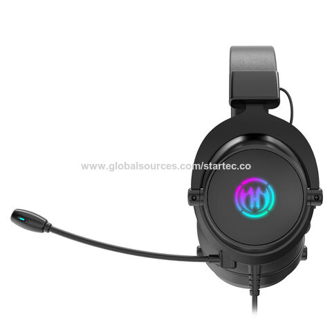USB 3,5mm Kabelgebundenes Stereo Gaming Headset mit Mikrofon für PC/Laptop