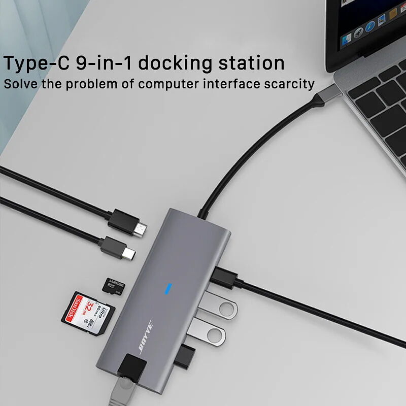 Buy Wholesale China Usb-c Docking Stations Adapter Dual 4k Display ...