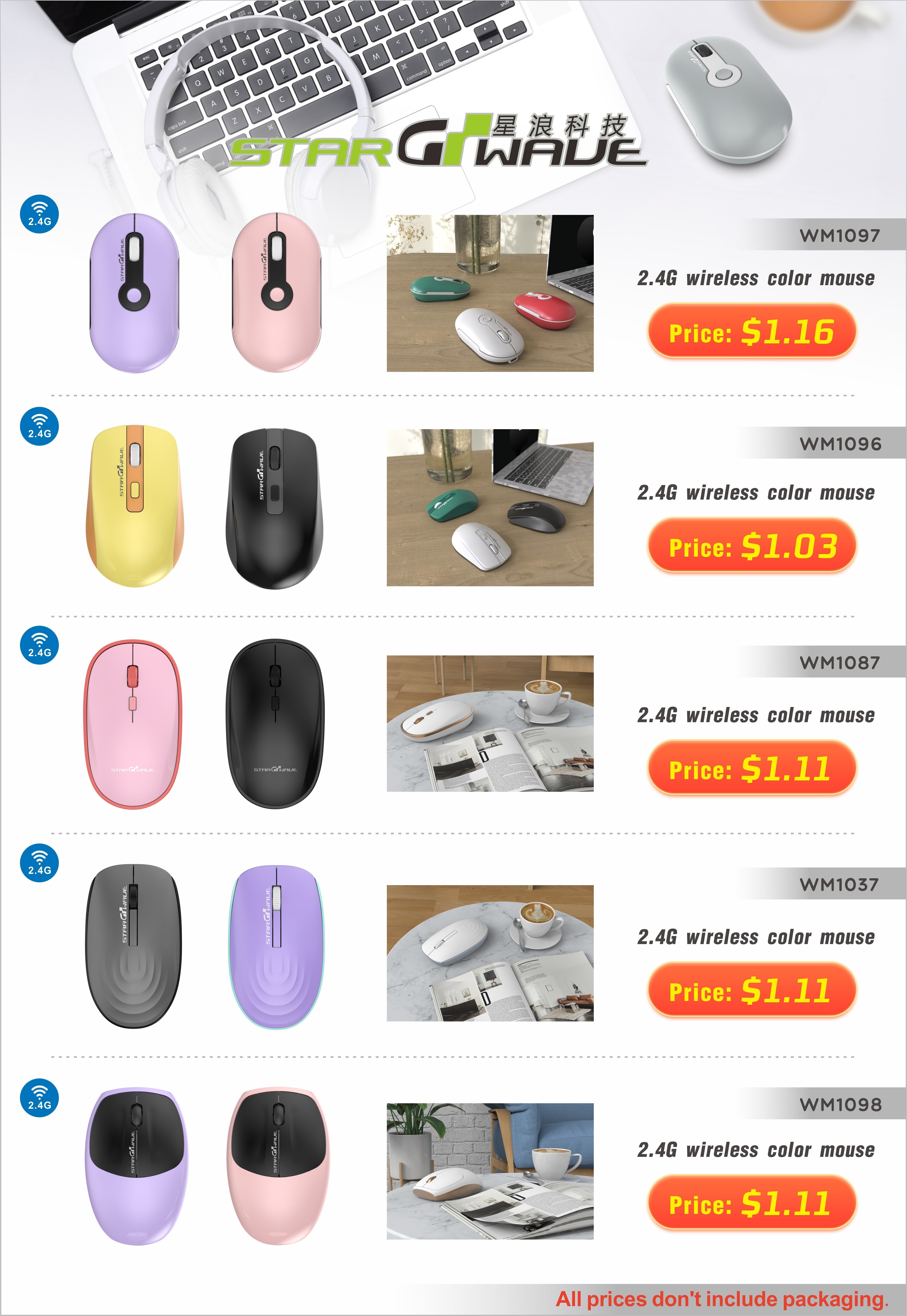 Buy China Wholesale 【upgrade】 Wireless Mouse Slim Silent Mouse 2.4g ...
